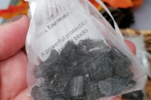 black tourmaline crystal